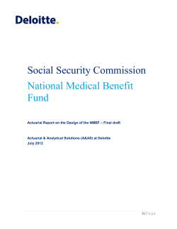 Social Security Commission National Medical Benefit Fund