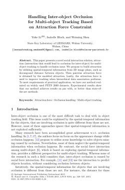 Handling Inter-object Occlusion for Multi