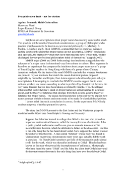- Philsci