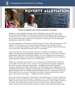 Partners in Zimbabwe show strong commitment to education