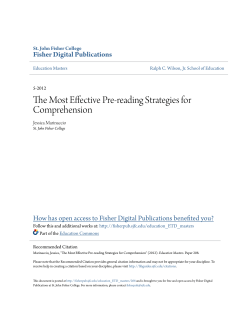 The Most Effective Pre-reading Strategies for Comprehension