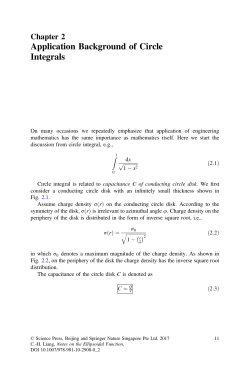 Application Background of Circle Integrals