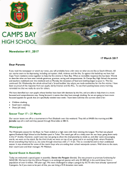 here - Camps Bay High School