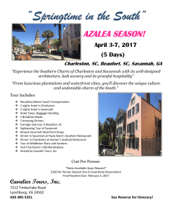 azalea season! - Cavalier Tours Inc