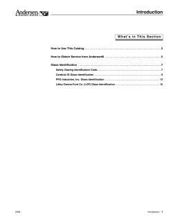 Introduction - Andersen Windows