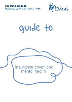 Mind booklet - insurance cover.indd