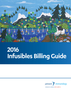Janssen Infusibles Billing Guide