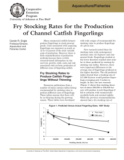 FSA9091, Fry Stocking Rates for Production of Channel