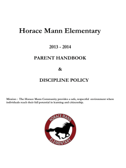 horace mann elementary - Lake Washington School District