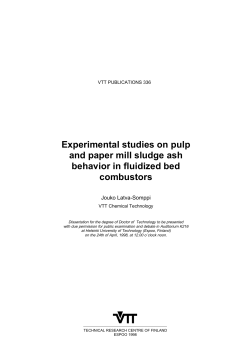 Experimental studies on pulp and paper mill sludge ash