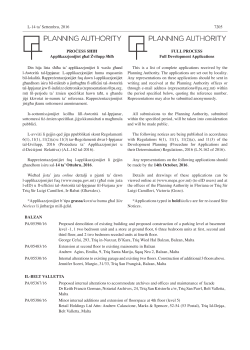 L-14 ta` Settembru, 2016 7205 This is a list of complete