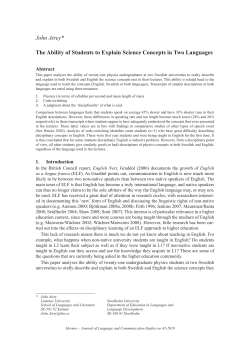 - Hermes - Journal of Linguistics