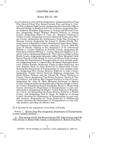 CHAPTER 2005-292 House Bill No. 385