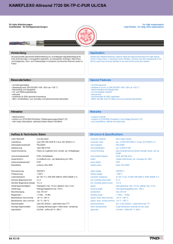 KAWEFLEX&reg; Allround 7720 SK-TP-C-PUR UL/CSA
