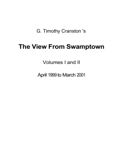 The View From Swamptown - North Kingstown Free Library
