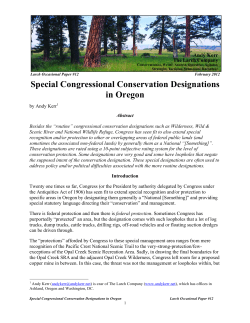 other piece of Oregon federal public land singled out by