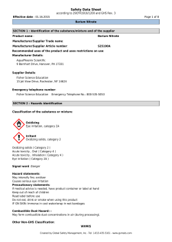 Barium Nitrate - Fisher Scientific
