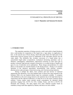 fundamental principles of drying