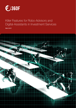 Killer Features for Robo-Advisors and Digital-Assistants in