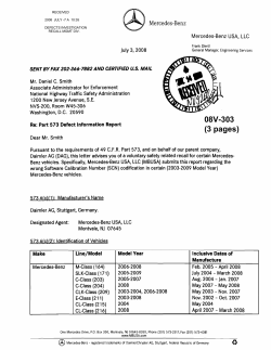 08V-303 - Center for Auto Safety