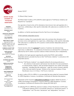 RIAPA FPAR Statement