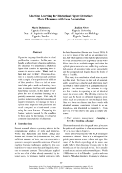 Machine Learning for Rhetorical Figure Detection: More Chiasmus