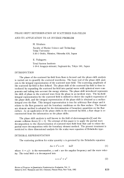 Phase Shift Determination of Scattered Far