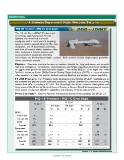 Chart: U.S. Defense Department Major Weapons Systems