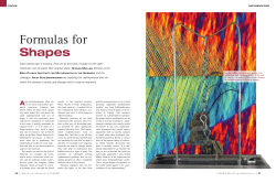 Formulas for Shapes - Max-Planck