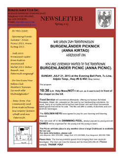 Spring 2013 - Burgenl&auml;nder Club
