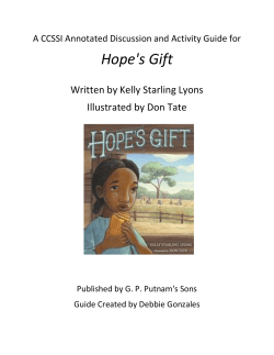 Hope`s Gift - Penguin Books USA