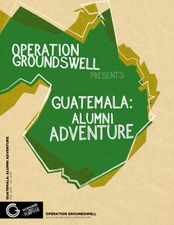 guatemala - Operation Groundswell