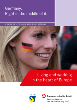 A Guide to Living and Working in Germany