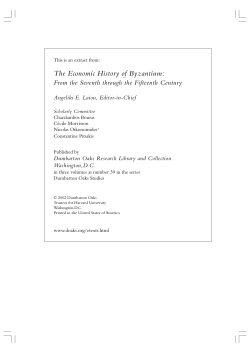 Medieval Constantinople: Built Environment and