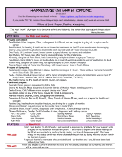 Happenings - Cedar Park First United Methodist Church