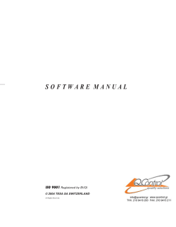 Measurement Mode - QControl Quality Solutions