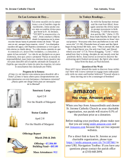En Las Lecturas de Hoy&hellip; In Todays Readings... When you buy from