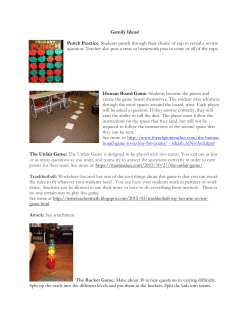 Gamify Ideas! - The North Carolina New Teacher Support Program