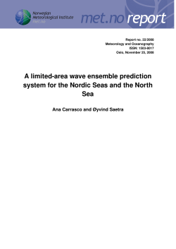 A limited-area wave ensemble prediction system for the Nordic Seas