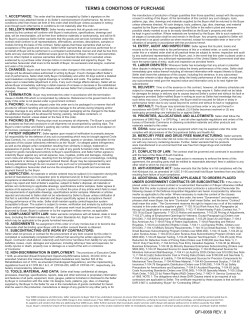 Terms and Conditions