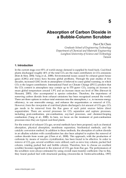 Absorption of Carbon Dioxide in a Bubble-Column