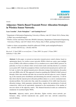 Adjacency Matrix-based Transmit Power Allocation Strategies