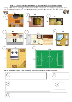 To calculate the perimeter of shapes using doubling