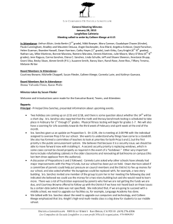 Reports - Los Compadres de Escuela Longfellow