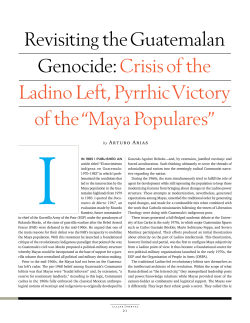 Revisiting the Guatemalan Genocide