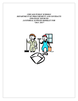 chicago public schools department of procurement and