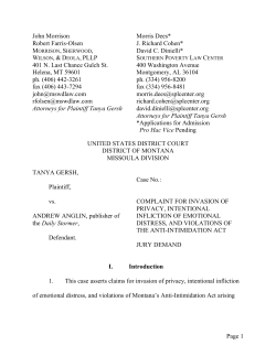 The complaint - Southern Poverty Law Center