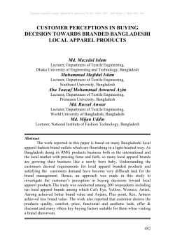 CUSTOMER PERCEPTIONS IN BUYING DECISION TOWARDS