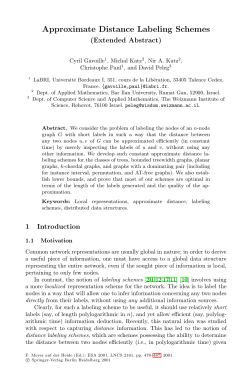 Approximate Distance Labeling Schemes