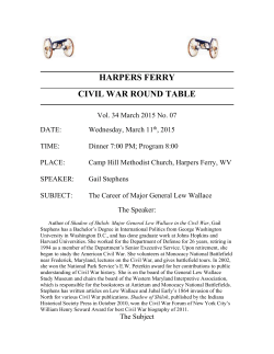 HARPERS FERRY CIVIL WAR ROUND TABLE